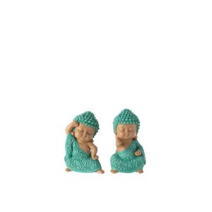 MONK FIGHT RESIN AZURE ASSORTMENT OF 2