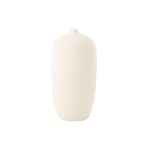 VASE CASSIA OVAL CLAY WHITE