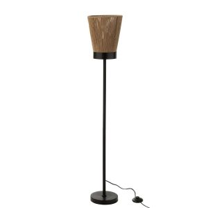 STANDING LAMP LUNA JUTE BEIGE LARGE
