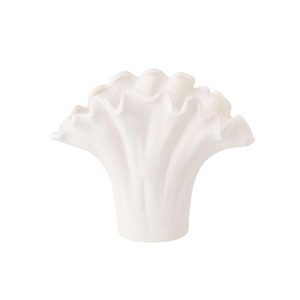 VASE FLOWER PORCELAIN WHITE LARGE