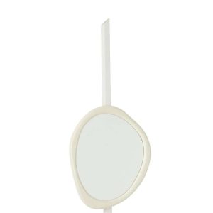 WALL MIRROR MODERNA MDF/MIRROR WHITE SMALL