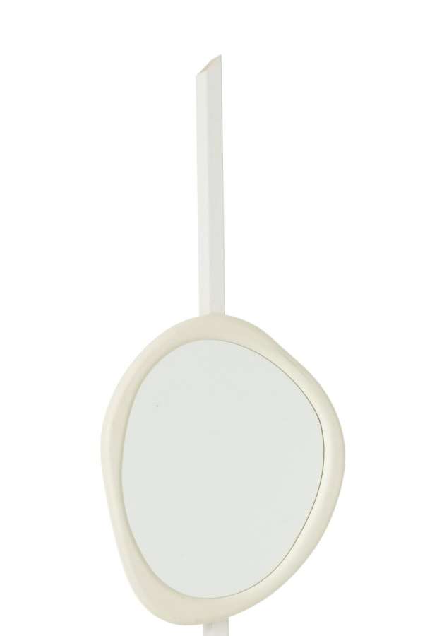 WALL MIRROR MODERNA MDF/MIRROR WHITE SMALL
