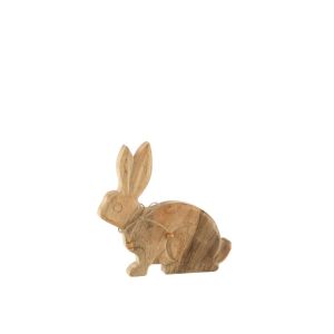RABBIT KNOT MANGO WOOD NATURAL MEDIUM