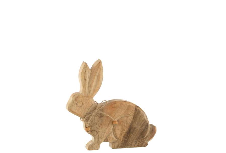 RABBIT KNOT MANGO WOOD NATURAL MEDIUM