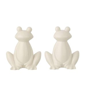 FROG PORCELAIN WHITE ASSORTMENT OF 2