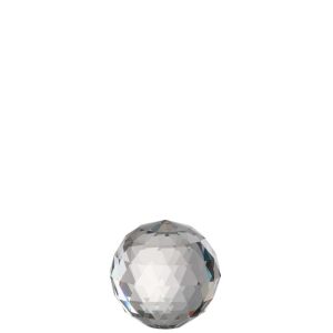 PAPERWEIGHT BALL CRYSTAL TRANSPARENT LARGE
