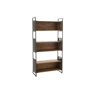 SHELF RUSTIK RECYCLED WOOD/METAL BLACK/NATURAL SMALL