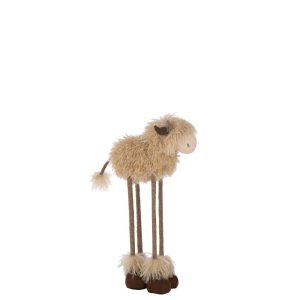 COW TELESCOPIC POLYESTER DARK BROWN/BEIGE SMALL