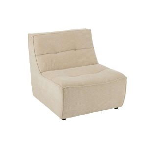 SOFA GRID POPLAR WOOD/FOAM BEIGE
