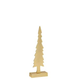 CHRISTMAS TREE ALUMINIUM GOLD COLORED SMALL