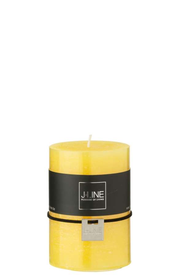 CYLINDER CANDLE YELLOW MEDIUM 39H