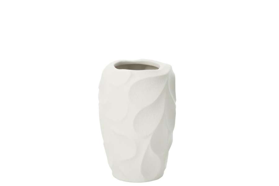 VASE MIRENA CLAY WHITE SMALL