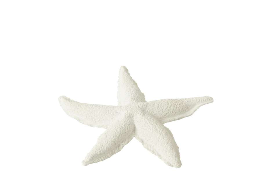 STARFISH POLYRESIN WHITE SMALL