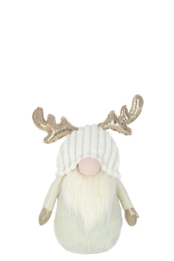 GNOME ANTLERS TEXTILE BEIGE SMALL
