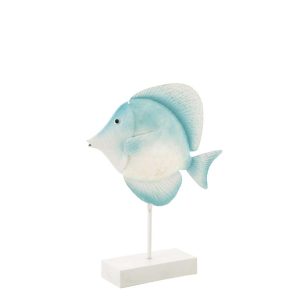 FISH ON BASE IRON LIGHT BLUE/WHITE