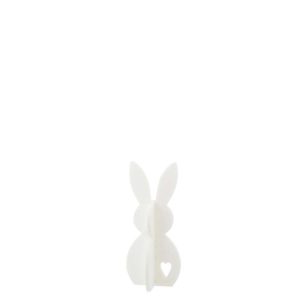 RABBIT FELT WHITE SMALL