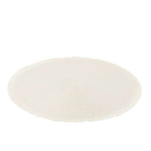 PLACEMAT ROUND PAPER WHITE