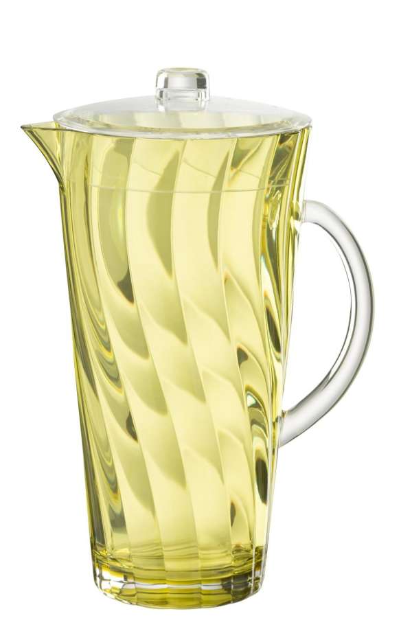 PITCHER WAVE PLASTIC YELLOW
