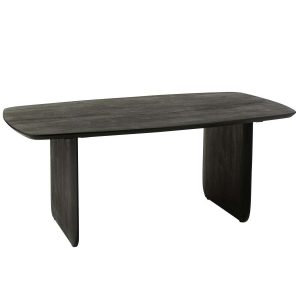 DINING TABLE ACACIA WOOD BLACK