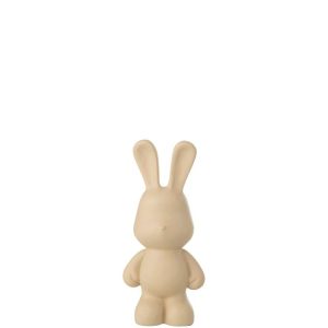 RABBIT FRED POLYRESIN BEIGE SMALL