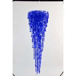 HANGER CAPIZ BLUE LARGE