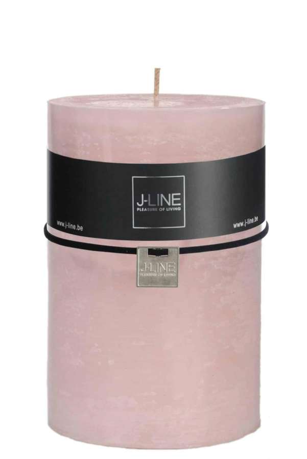 CYLINDER CANDLE POWDERPINK XL -95H