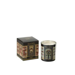SCENTED CANDLE SURPRISE WINDOW WAX BLACK/MULTICOLORED