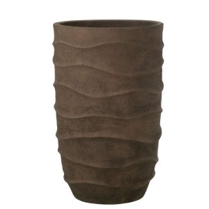 FLOWERPOT WAVES + OUTDOOR SAND DARK BROWN EXTRA LARGE