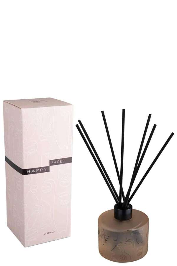 SCENTED OIL+STICKS HAPPY FACES BEIGE