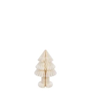 CHRISTMAS TREE FOLDABLE PAPER OFF-WHITE MEDIUM