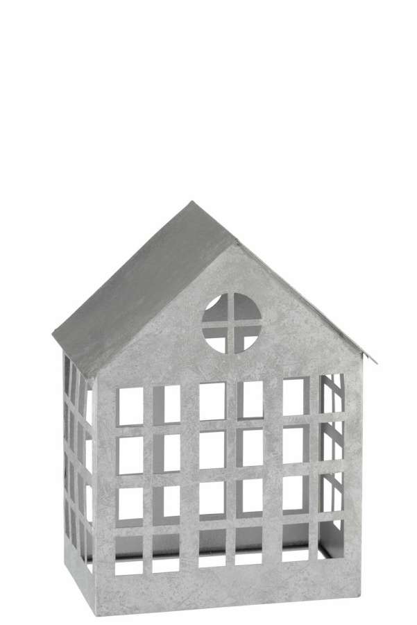 CANDLEHOLDER HOUSE DELTA IRON SILVER