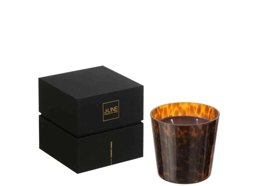 SCENTED CANDLE NOA BROWN SMALL-50H