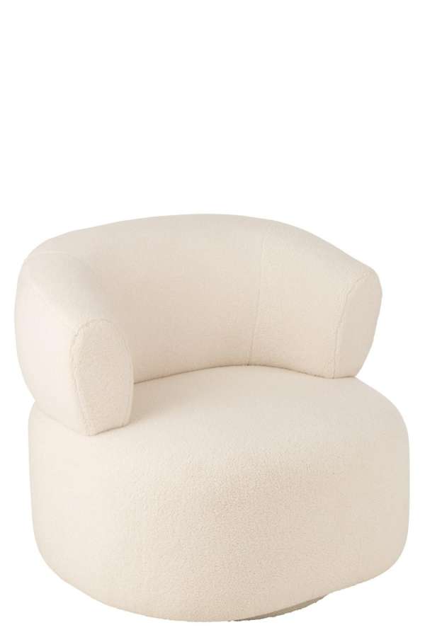LOUNGE SEAT UNIVERSE FOAM/FABRIC WHITE