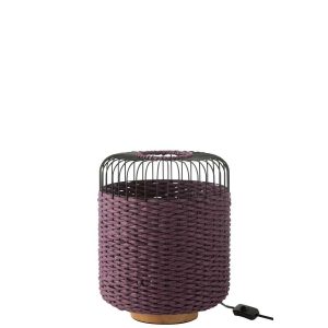 TABLE LAMP METAL PURPLE
