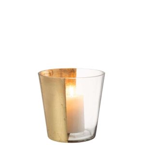 HURRICANE BOE GLASS TRANSPARENT/GOLD MEDIUM