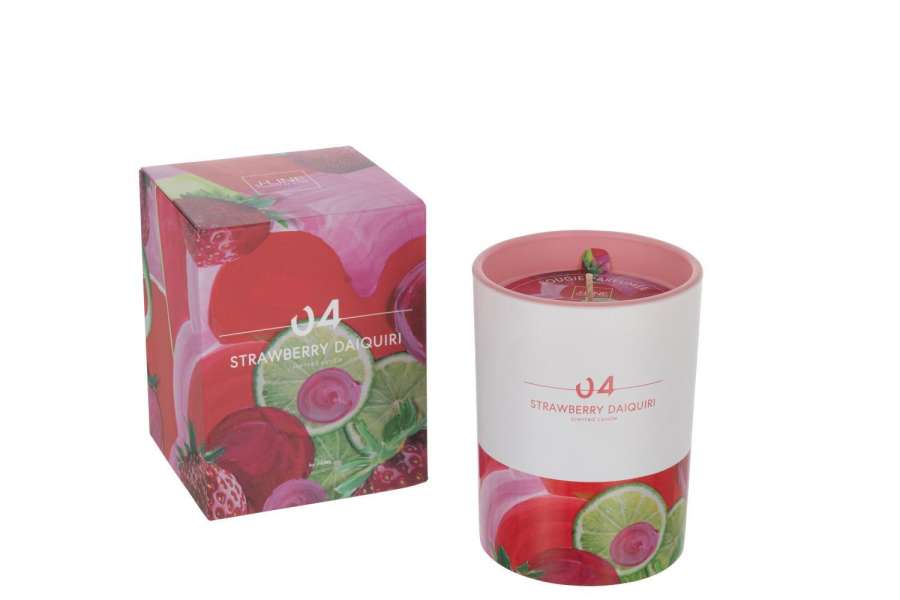 CANDLE STRAWBERRY DAIQUIRI SMALL-45H