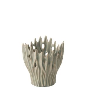 VASE AMY PORCELAIN LIGHT BLUE SMALL