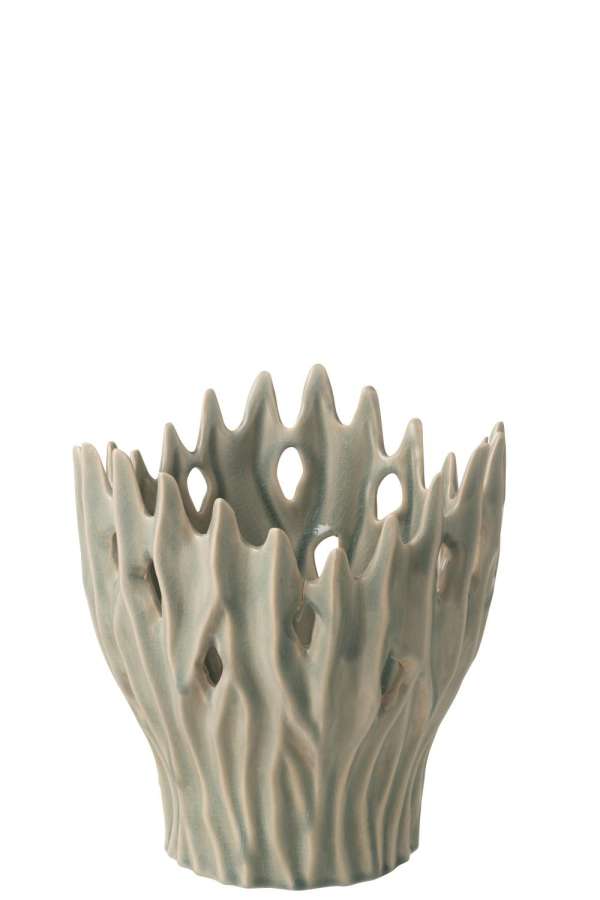 VASE AMY PORCELAIN LIGHT BLUE SMALL