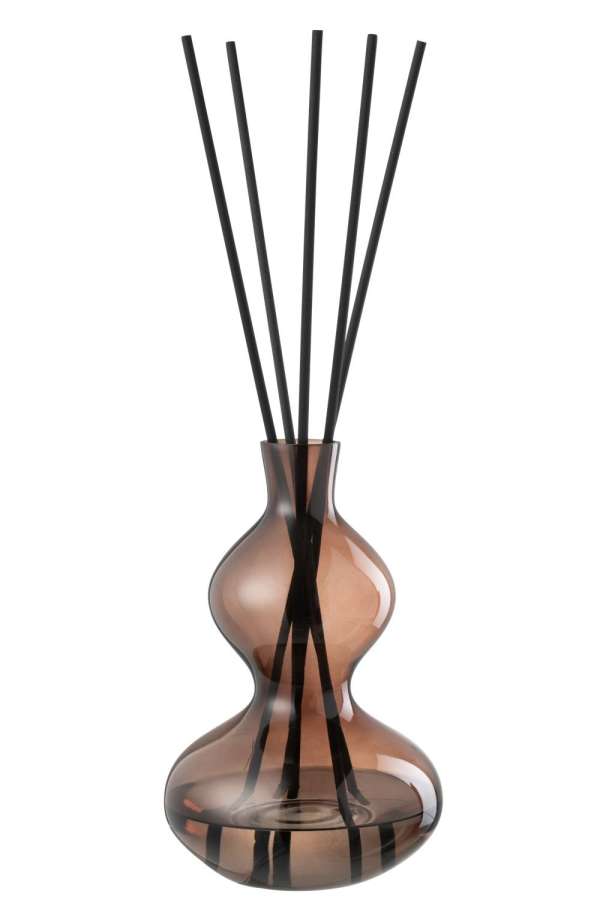 SCENTED OIL LI-LY LAND GLASS BROWN LARGE