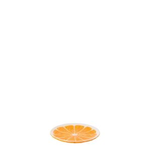 PLATE ORANGE DOLOMITE ORANGE/WHITE