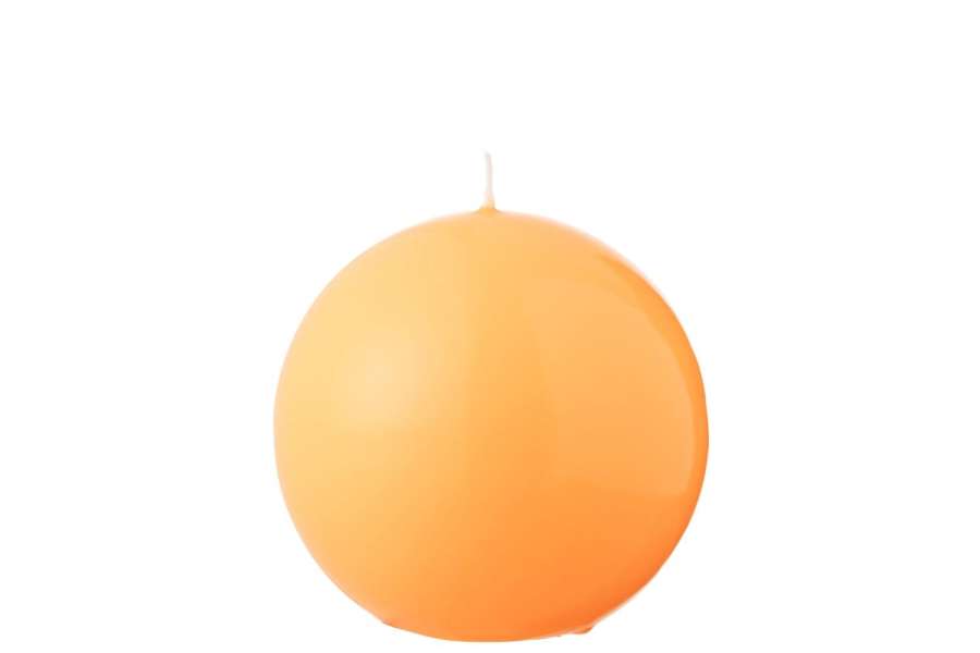 CANDLE BALL WAX FLUO ORANGE-30 HOURS