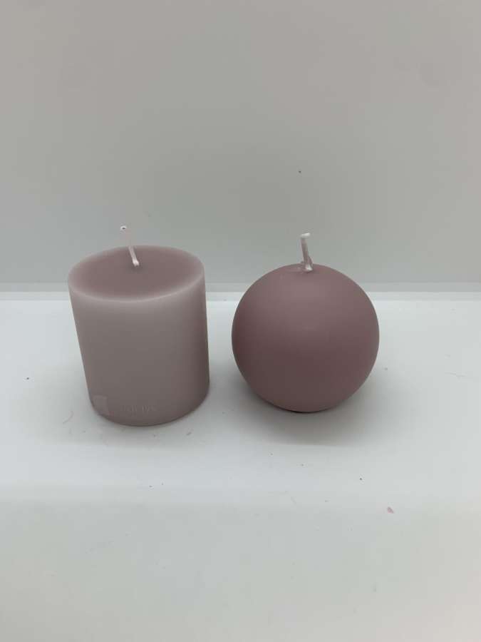 Kubbelys 44 Rosa Malve - 5X6Cm