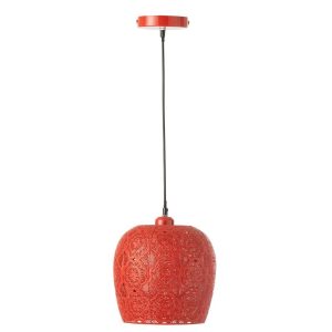 HANGING LAMP ALIVE METAL RED