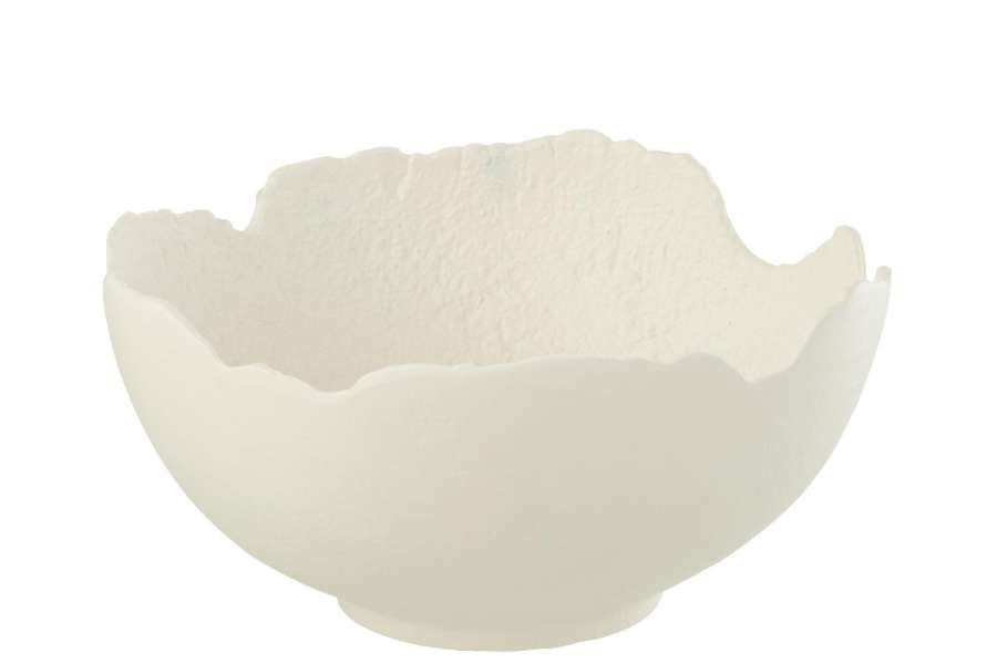 DISH ALUMINIUM WHITE LARGE