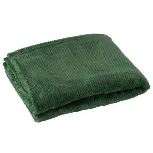 BLANKET SNUGGLE POLYESTER DARK GREEN