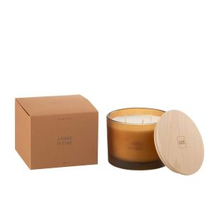 SCENTED CANDLE ACCORDS ESSENTIELS AMBRE INTIME-28H