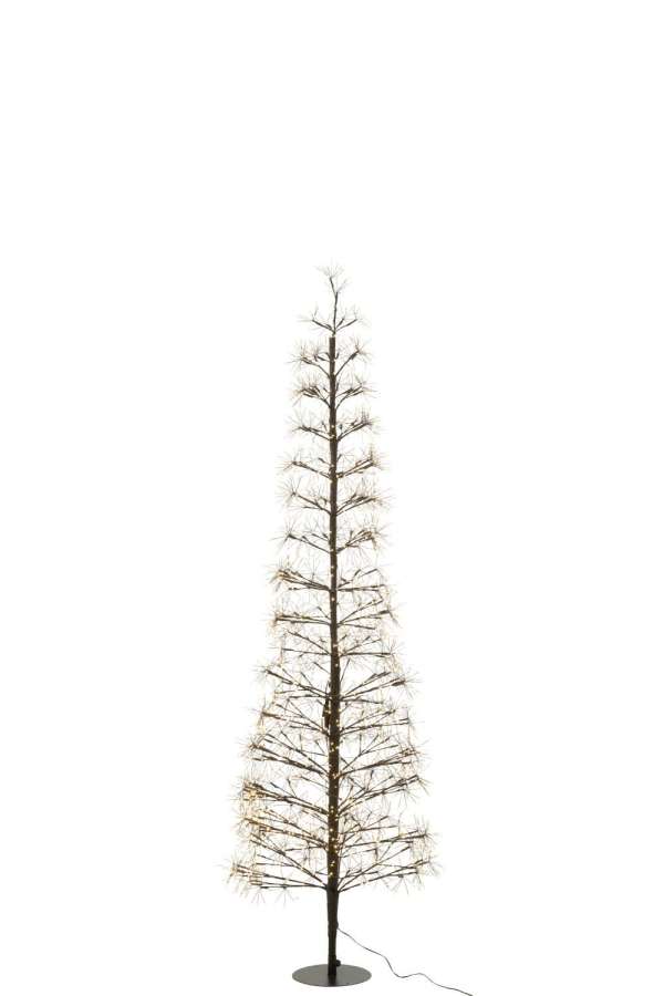 TREE LED WARM WHITE LIGHTS IRON BLACK LARGE