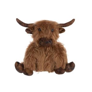 DOORSTOP YAK POLYESTER RUST BROWN