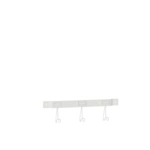 COAT RACK 3 HOOKS METAL WHITE SMALL