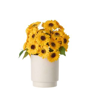 SUNFLOWER PVC WARM YELLOW/WHITE